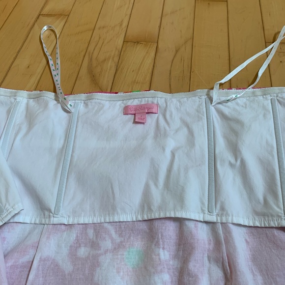 Like new! Lily Pulitzer strapless dress   Size s. - Picture 4 of 5